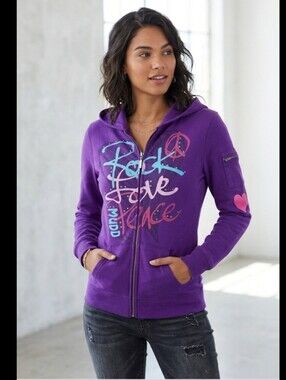 Girls Purple Hoodie
